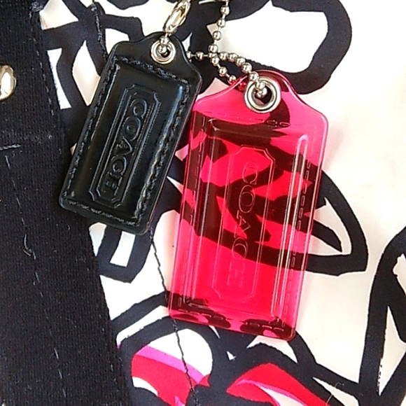 COACH  POPPY LOGO FLORAL TRAVEL TOTE CARRY ON BAG 13LX17W. - Picture 4 of 11